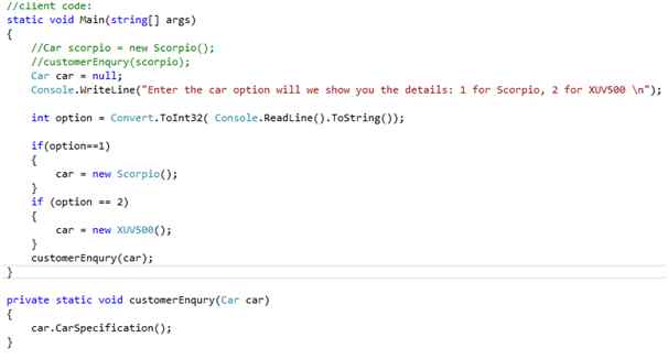 implement this with few of cars